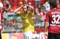 2.Bundesliga - FC Ingolstadt 04 - 1.FC Nürnberg - Steffen Wohlfarth schiesst vorbei