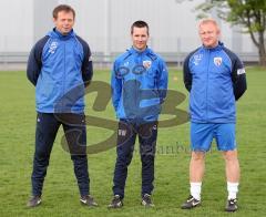 2.Bundesliga - FC Ingolstadt 04 - Training mit Interimstrainer Brano Arsenovic Michael Wiesinger und rechts Heiko Vogel