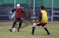 2.Bundesliga - FC Ingolstadt 04 - Training - Zweikampf Alexander Buch und Matthias Schwarz