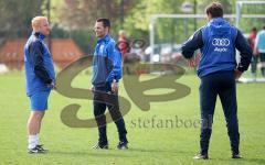 2.Bundesliga - FC Ingolstadt 04 - Training mit Interimstrainer rechts Heiko Vogel Michael Wiesinger und rechts Brano Arsenovic