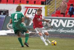 2.Bundesliga - FC Ingolstadt 04 - Oberhausen Andreas Zecke Neuendorf Flanke