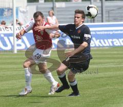 2.Bundesliga - FC Ingolstadt 04 - TuS Koblenz - Ralf Keidel im Zweikampf mit Zoltan Stieber