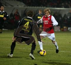 2.Bundesliga - FC Ingolstadt 04 - Alemannia Aachen - Alexander Buch stürmz zum Tor