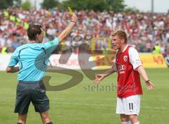 2.Bundesliga - FC Ingolstadt 04 - Rot Weiss Ahlen - Gelb für Andreas Zecke Neuendorf