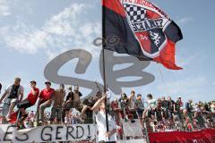 2.Bundesliga - FC Ingolstadt 04 - TuS Koblenz - Die Fans nach dem Spiel