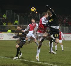 2.Bundesliga - FC Ingolstadt 04 - Alemannia Aachen - Andreas Buchner Kopfball