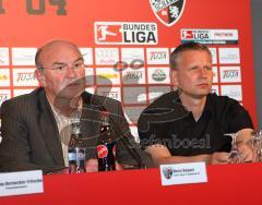 2.Bundesliga - FC Ingolstadt 04 - FSV Mainz - Trainer Horst Köppel und Harald Gärtner