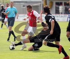 2.Bundesliga - FC Ingolstadt 04 - FSV Mainz - Zweikampf Valdet Rama