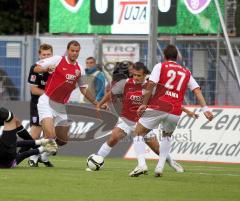 FC Ingolstadt 04 - Osnabrück -Ersin Demir mitte spielt sich frei und erzielt das 1:0 für Ingolstadt