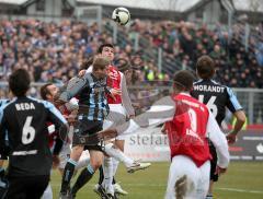 2.Bundesliga - FC Ingolstadt 04 - TSV 1860 München - Kopfball Michael Wenczel