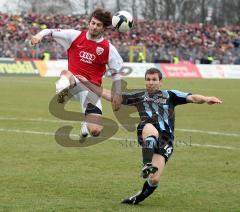 2.Bundesliga - FC Ingolstadt 04 - TSV 1860 München - Zweikampf Markus Karl und Markus Thorandt