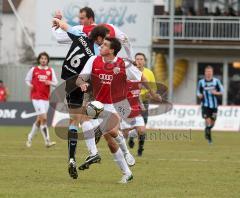 2.BL - FC Ingolstadt 04 -  1860 München - Ivan Santini. Erster Ballkontakt für den FC IN 04