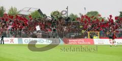 2.Bundesliga - FC Ingolstadt 04 - FC St.Pauli - Die FC Fans Fahnen