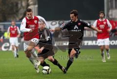 FC Ingolstadt - 1. FC Nürnberg - Valdet Rama im Angriff