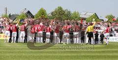 2.Bundesliga - FC Ingolstadt 04 - TuS Koblenz - Dank der Spieler an die fans und Sponsoren vor dem Spiel