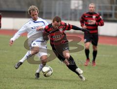 FC Ingolstadt 04 II - VFL Frohnlach - rechts Christian Doll wird von Andre Zapf gefoult