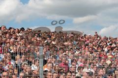 FC Ingolstadt 04 - HSV 1:3 -  DFB Pokal - 09.08.08 - TUJA Stadion - verhaltene FC IN Fans