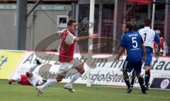 FC Ingolstadt 04 - HSV 1:3 -  DFB Pokal - 09.08.08 - TUJA Stadion - Ersin Demir links am Boder erzielt das 1:0. Stefan Leitl feiert!!