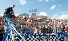 FC Ingolstadt 04 - HSV 1:3 -  DFB Pokal - 09.08.08 - TUJA Stadion - aufgebrachte HSV Fans