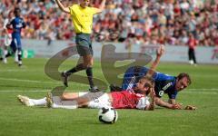 FC Ingolstadt 04 - HSV 1:3 -  DFB Pokal - 09.08.08 - TUJA Stadion - Steffen Wohlfarth wird gefoult