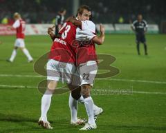 FC Ingolstadt - FC Bayern - links Steffen Wohlfahrt rechts Daniel Lemos