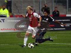 FC Ingolstadt - FC Bayern - rechts Zecke und links Breno