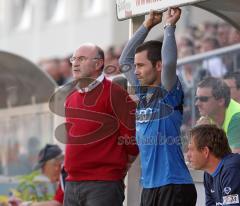 3.Liga - SSV Jahn Regensburg - FC Ingolstadt 04 - 0:2 - Trainer Hosrt Köppel und Michael Wiesinger