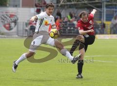 3.Liga - FC Ingolstadt 04 - SV Sandhausen - Tobias Fink zieht ab