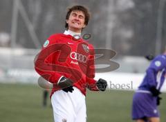 3.Liga - FC Ingolstadt 04 - Erzgebirge Aue - 5:1 - Andreas Buchner ärgert sich