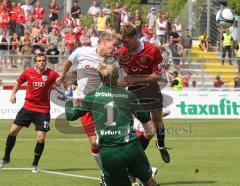 3.Liga - FC Ingolstadt 04 - RWE Erfurt - 5:0 - Robert Braber und hinten Steffen Wohlfarth