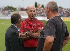 3.Liga - FC Ingolstadt 04 - Wacker Burghausen - 6:0 - Trainer Jürgen Press, Jugendtrainer Olaf Sand und Peter Jackwerth