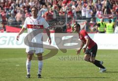 3.Liga - FC Ingolstadt 04 - VfB Stuttgart II - Tor Ersin Demir jubelt aber Abseits