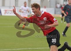 3.Liga - FC Ingolstadt 04 - Werder Bremen II - 4:1 - Robert Braber trifft Jubel