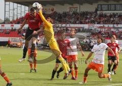3.Liga - FC Ingolstadt 04 - Werder Bremen II - 4:1 - Kopfball Malte Metzelder
