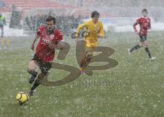 3.Liga - FC Ingolstadt 04 - Eintracht Braunschweig 3:3 - Schnee Stefan Leitl