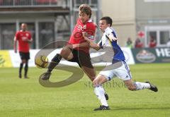 3.Liga - FC Ingolstadt 04 - FC Carl Zeiss Jena - Fabian Gerber gegen Quido Lanzaat