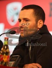 3.Liga - FC Ingolstadt 04 - SV Wehen Wiesbaden 5:1 - Pressekonferenz Trainer Michael Wiesinger