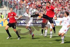 3.Liga - FC Ingolstadt 04 - SpVgg Unterhaching - Malte Metzelder kommt nicht richtig zum Ball