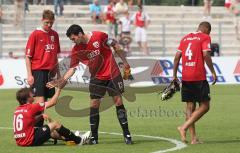 3.Liga - FC Ingolstadt 04 - RWE Erfurt - 5:0 - Jubel in der Mannschaft