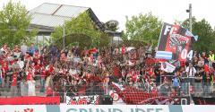 3.Liga - FC Ingolstadt 04 - Bayern München II - Fans Fahnen