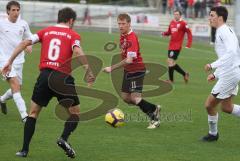 3.Liga - FC Ingolstadt 04 - SV Wehen Wiesbaden 5:1 - Zusammenspiel Stefan Leitl und Andreas Zecke Neuendorf