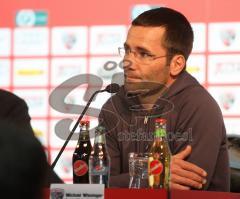3.Liga - FC Ingolstadt 04 - SSV Jahn Regensburg - Trainer Michael Wiesinger Pressekonferenz