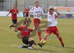 3.Liga - FC Ingolstadt 04 - Kickers Offenbach 1:0 - Andreas Buchner im Zweikampf