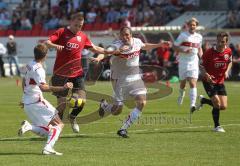 3.Liga - FC Ingolstadt 04 - VfB Stuttgart II - 1:1 - Steven Ruprecht zieht ab und erzielt den Ausgleich