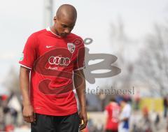 3.Liga - FC Ingolstadt 04 - FC Carl Zeiss Jena - David Pisot nach dem Spiel