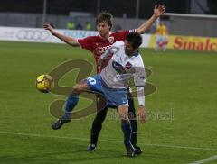 3.Liga - FC Ingolstadt 04 - 1.FC Heidenheim - Zweikampf mit Fabian Gerber