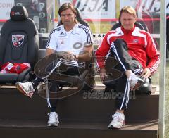 3.Liga - FC Ingolstadt 04 - SpVgg Unterhaching - Trainer Ralph Hasenhüttl rechts