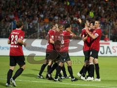 3.Liga - FC Ingolstadt 04 - Wacker Burghausen - 6:0 - Jubel im Team