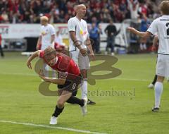 3.Liga - FC Ingolstadt 04 - SV Sandhausen - Tor Moritz Hartmann köpft zum 1:0  - Jubel