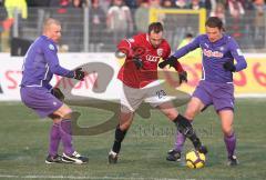 3.Liga - FC Ingolstadt 04 - Erzgebirge Aue - 5:1 - Stürmz nach vorne Steffen Wohlfarth